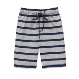 NWT Gymboree Active Knit Jersey Pull-On Shorts Grey Stripe Short Boys Small 5 6